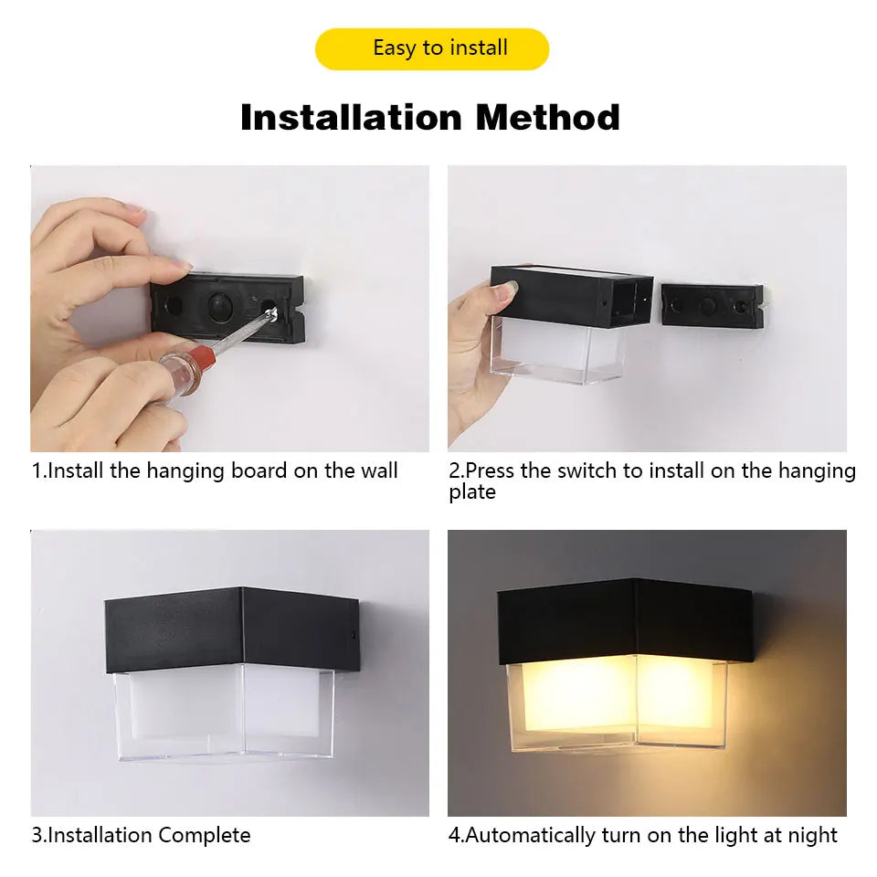 LED Solar Wall Light | Eco-Friendly Outdoor Lighting Solution