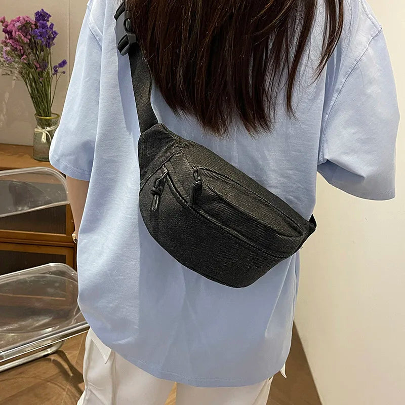 Casual Corduroy Belt Bags for Women | Stylish Fanny Pack