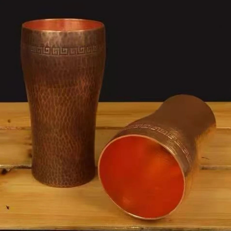 Handcrafted Pure Copper Coffee Cup | Vintage Moscow Mule Tumbler