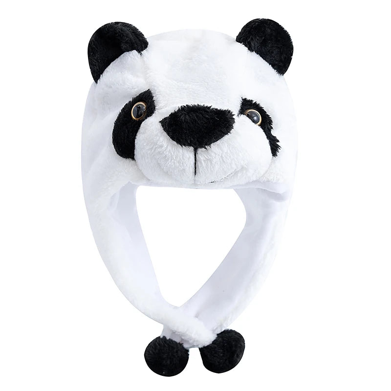 Unisex Funny 3D Bulls Head Plush Winter Beanie | Cozy Cartoon Hat
