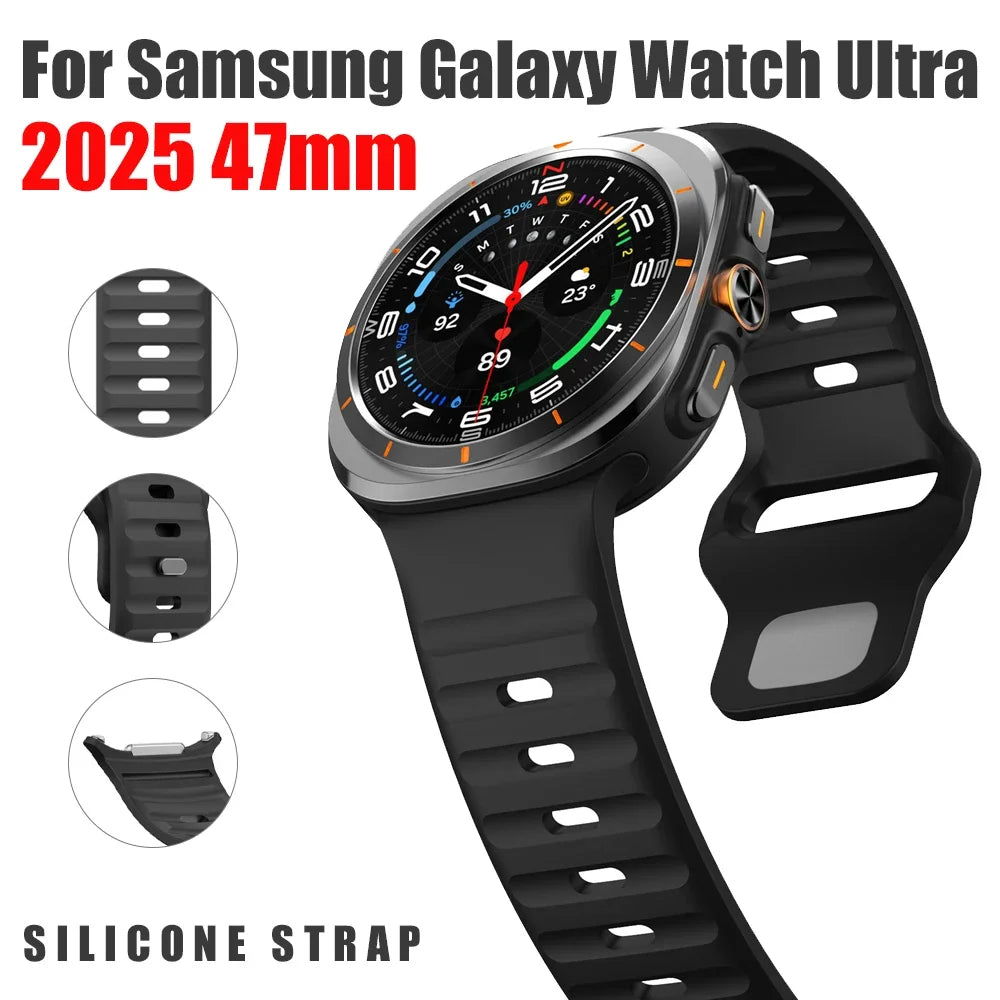 Silicone Sports Watch Strap | Durable Replacement Watch Band