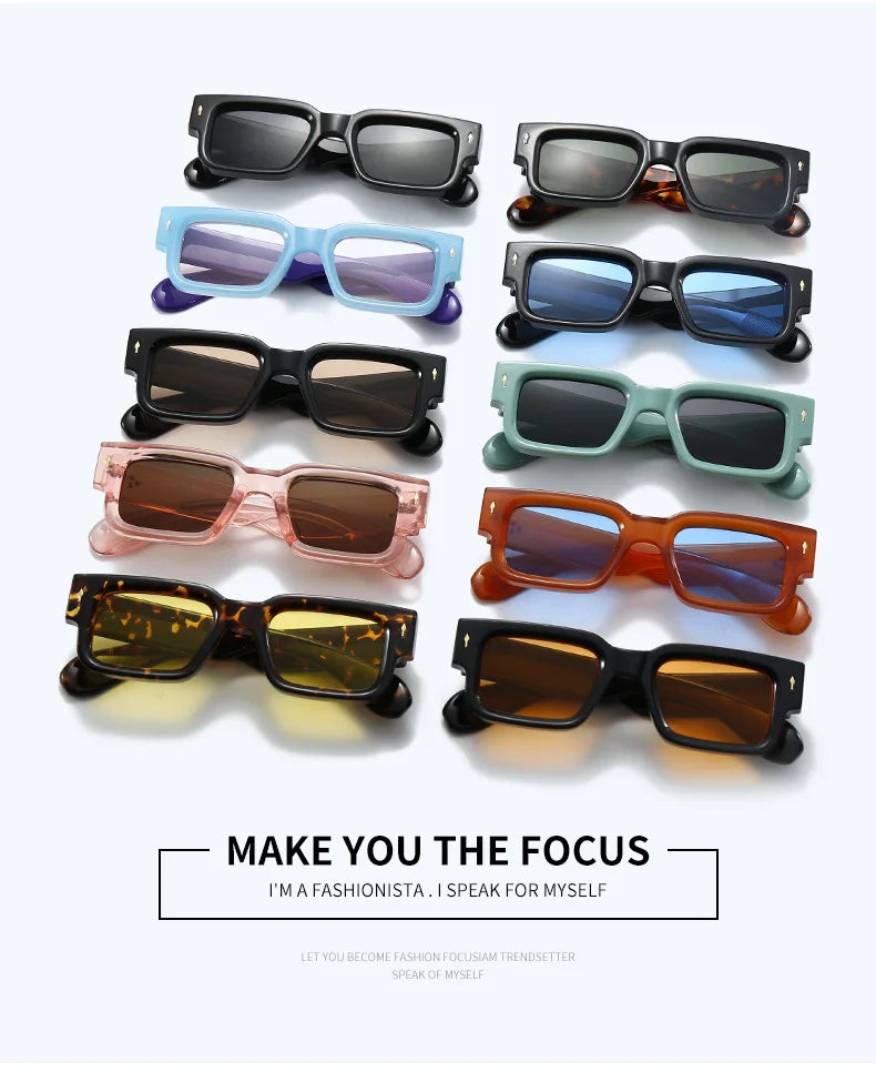 Stylish Small Square Sunglasses for Men & Women | UV400 Protection