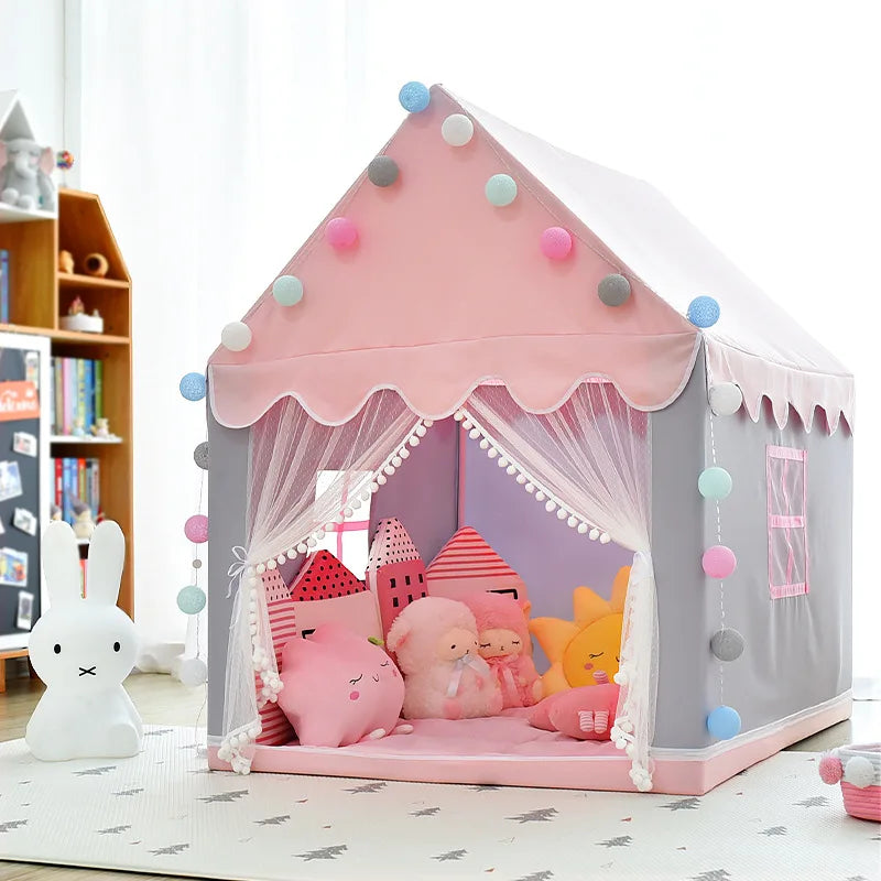 Large Children Toy Tent | Fun Folding Kids Wigwam Playhouse