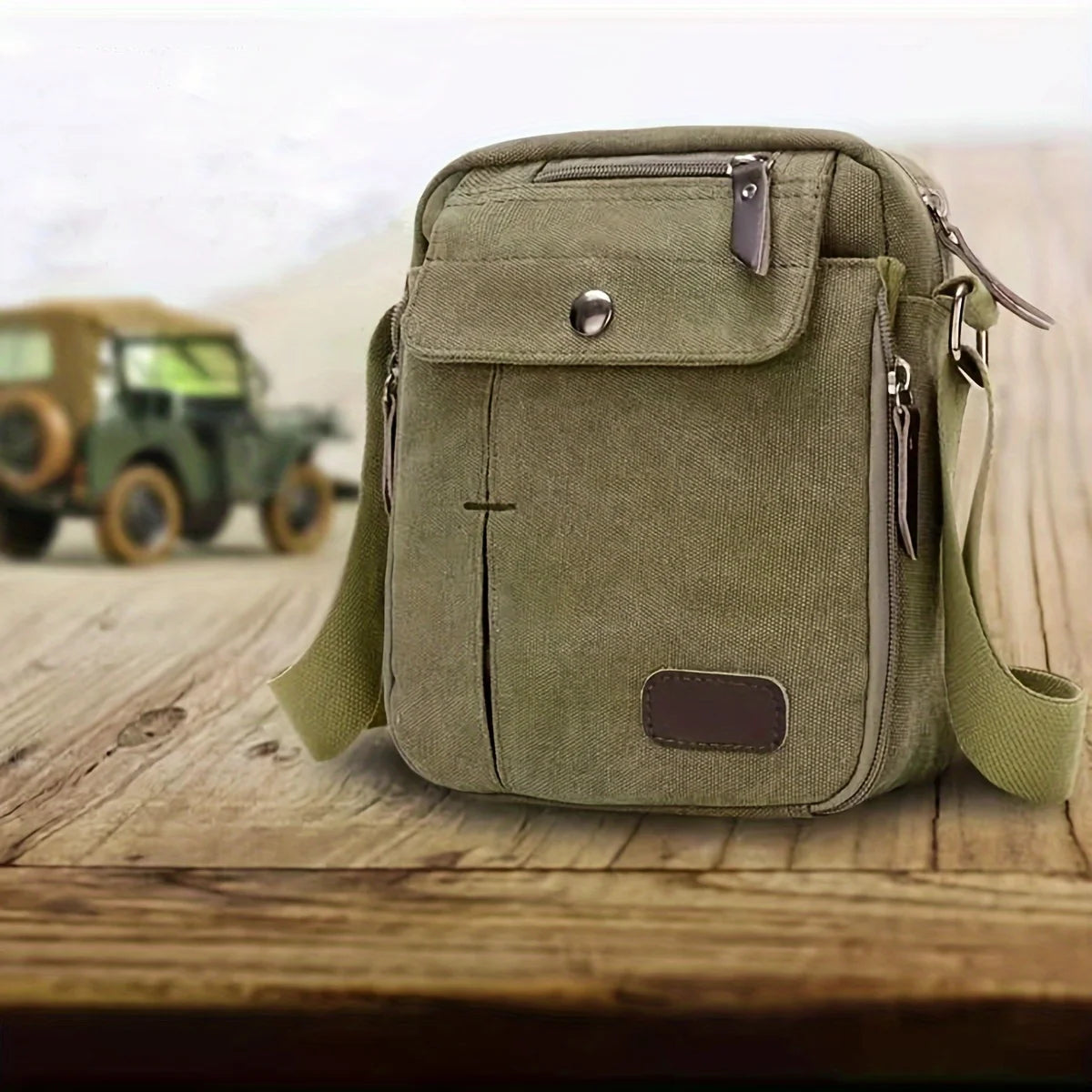 Unisex Canvas Crossbody Bag | Stylish Outdoor Casual Shoulder Bag