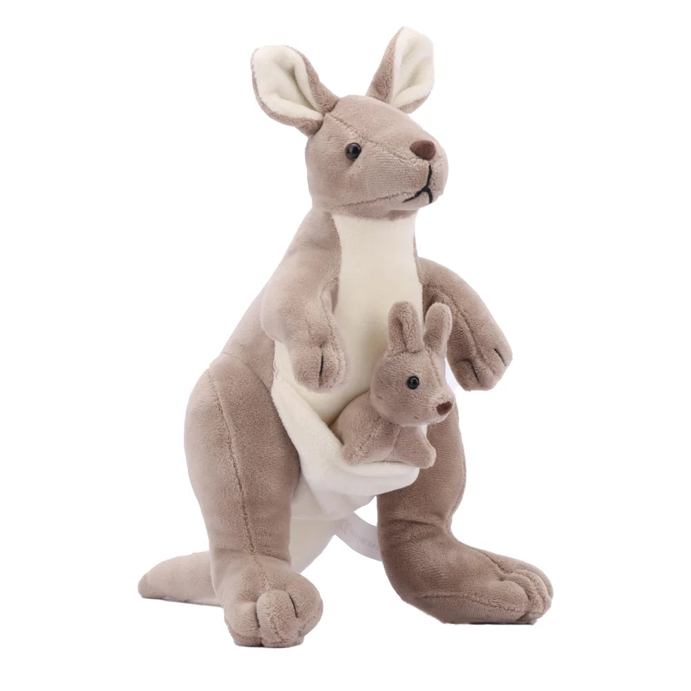Kangaroo Plush Toy with Baby | Adorable Gifts for Kids