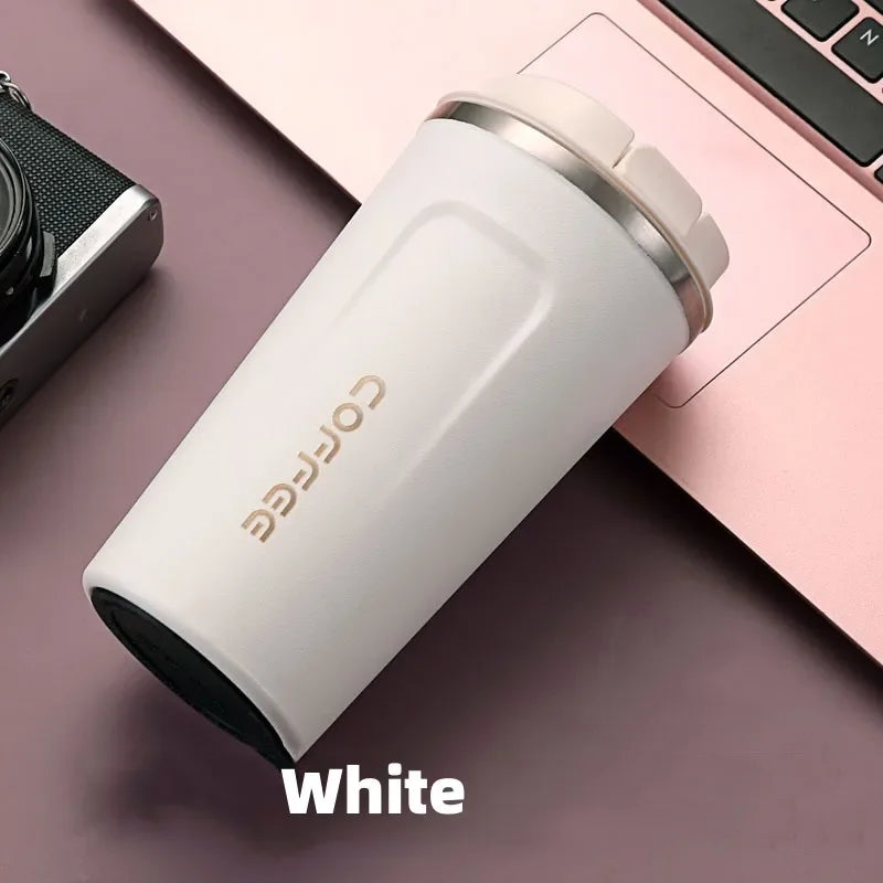 Stainless Steel Thermos Travel Mug | Leak-Proof & Insulated