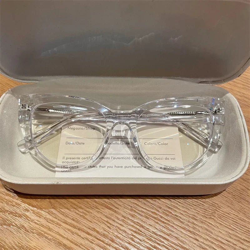 Customizable Cat Eye Anti Blue Ray Reading Glasses for Women