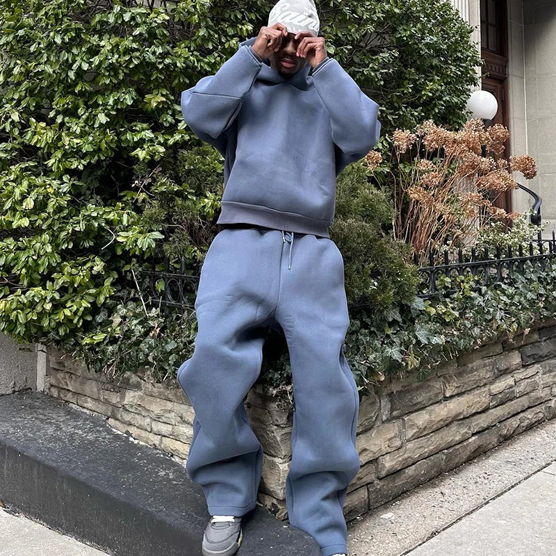 Men's Solid Color Hoodies | Casual Gothic Sweatshirt for All Seasons