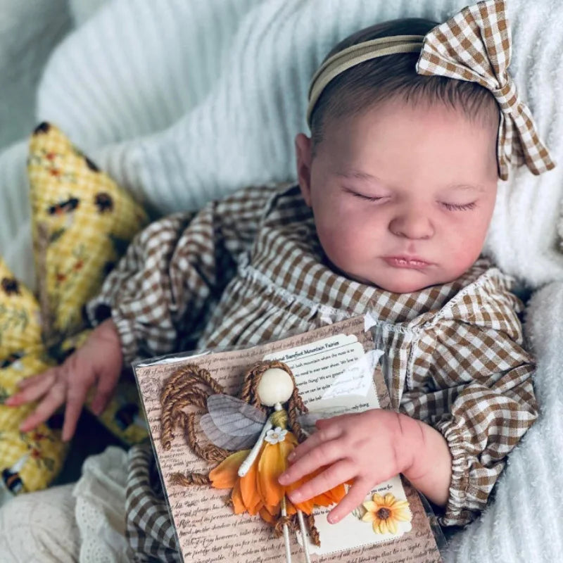19-Inch Reborn Baby Doll with Realistic Skin and Veins