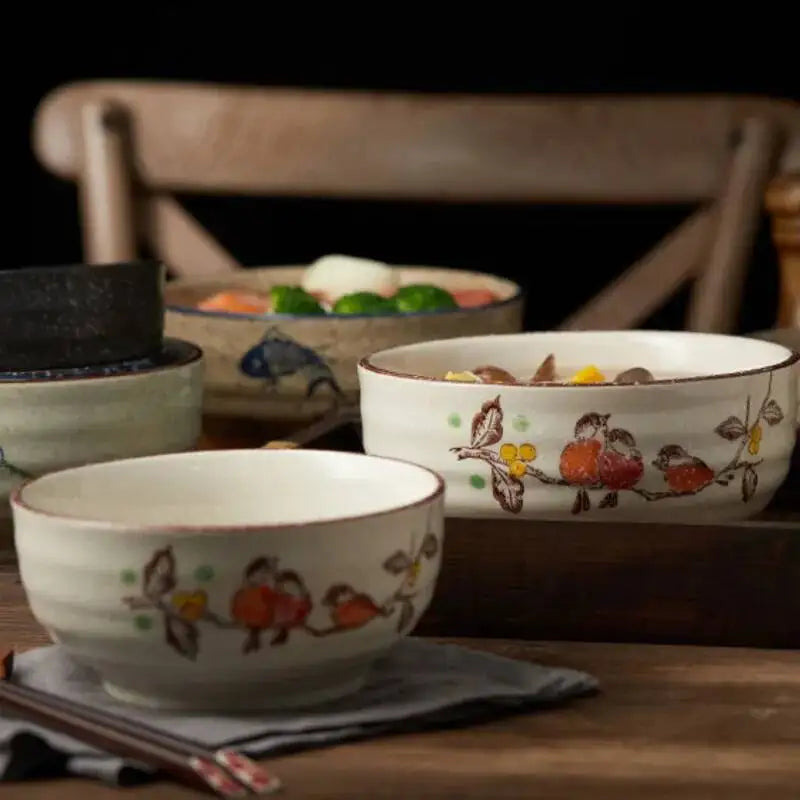 Elegante Bol de Cerámica para Ramen | Perfecto para Sopas y Fideos