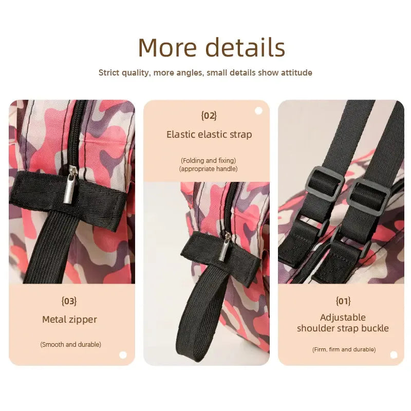 Portable Foldable Tote Bag | Reusable Shopping Shoulder Bag