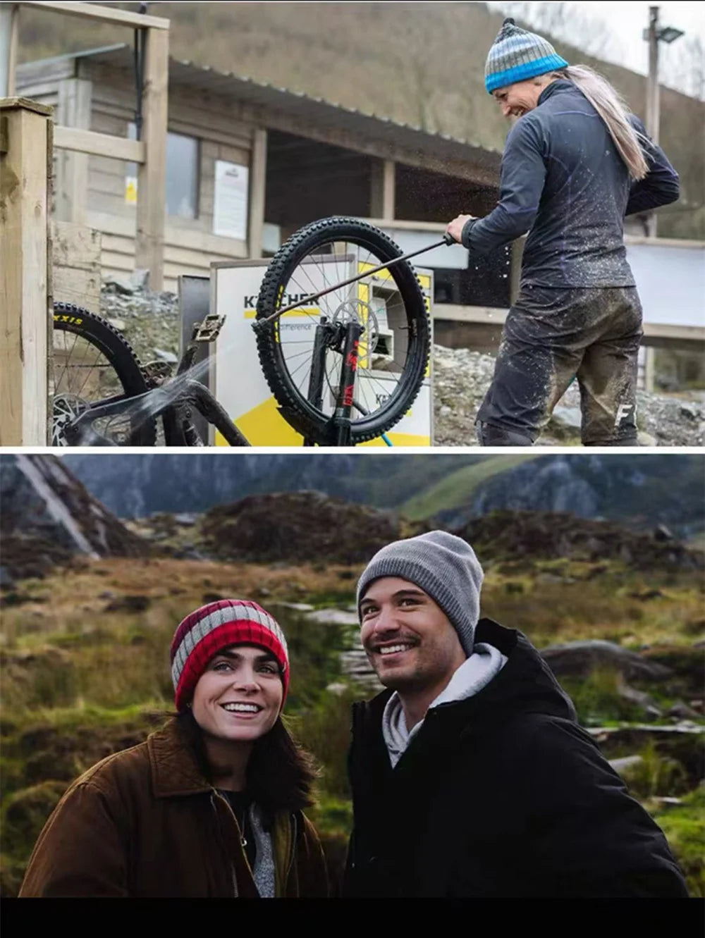 Unisex Colorful Stripes Winter Beanie | Warm Knit Ski Cap