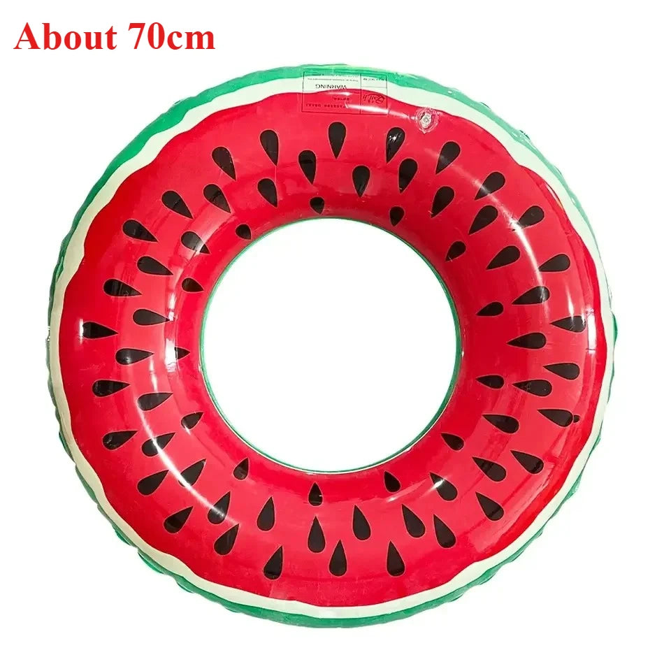 Watermelon Inflatable Pool Floats | Fun Summer Swimming Rings