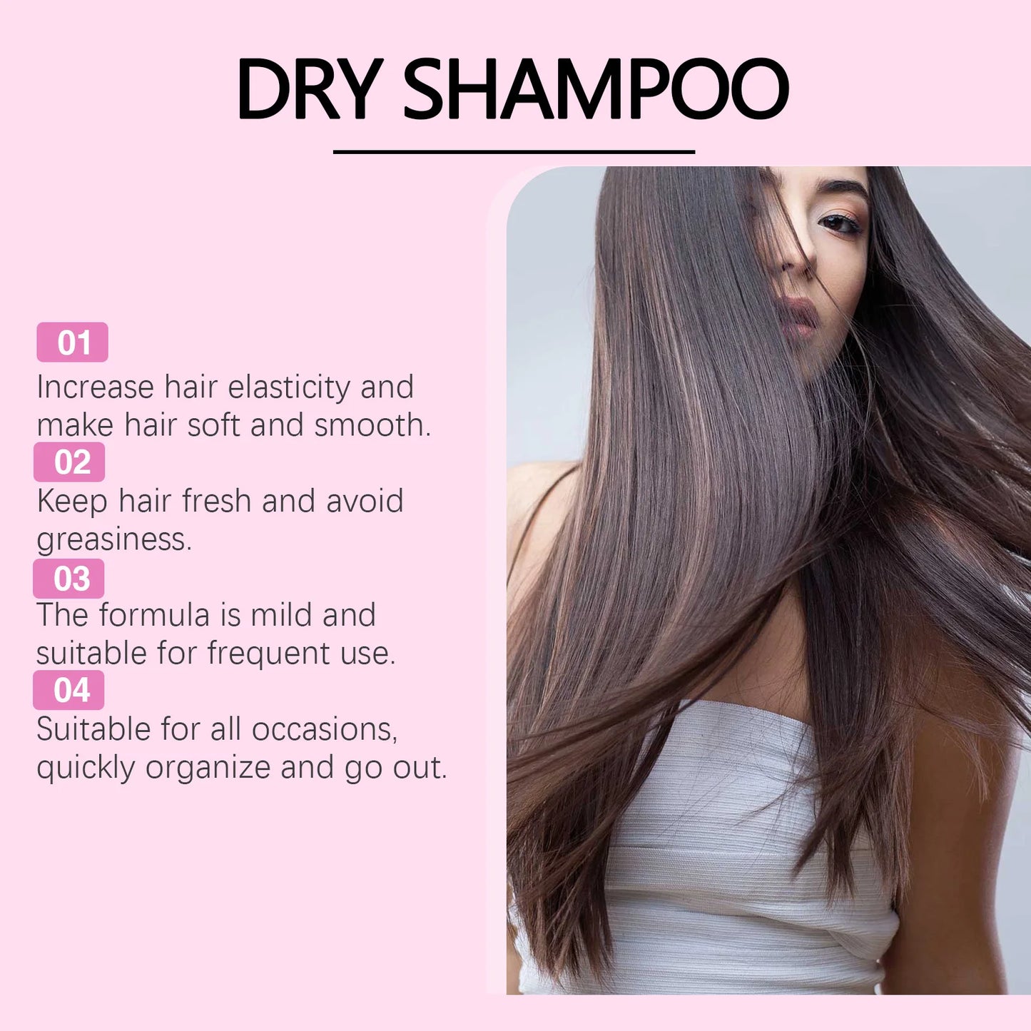 Dry Shampoo Spray | Instant Oil Control & Volume Boost