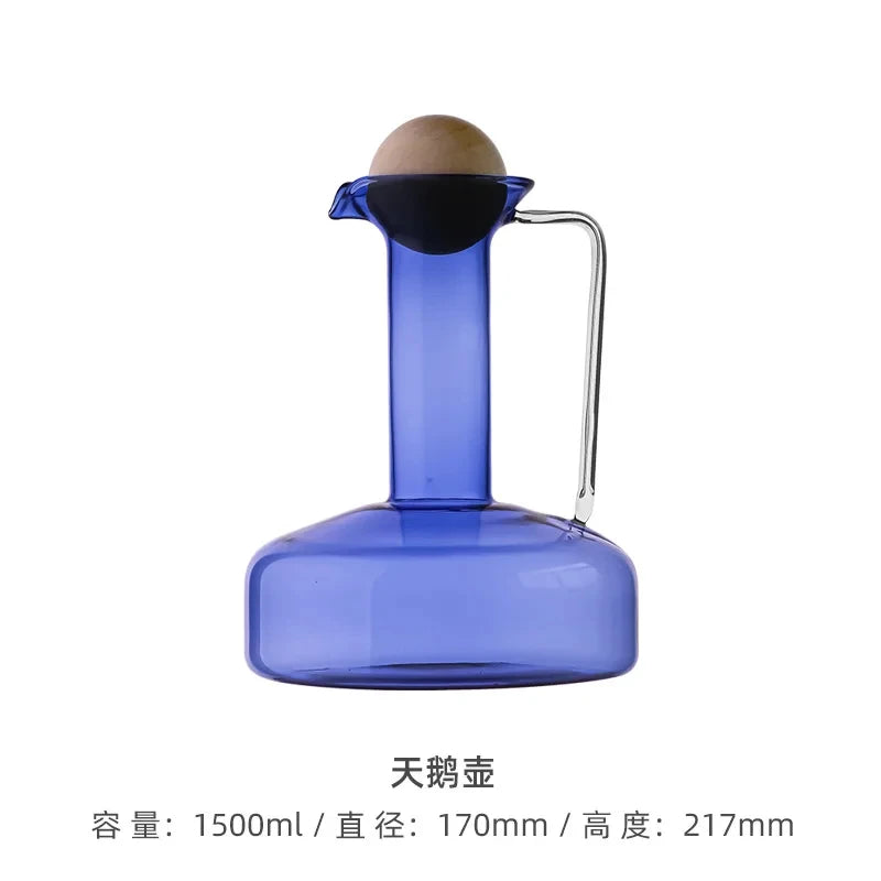 1500ml Nordic High-Temperature Glass Kettle | Creative Juice Set