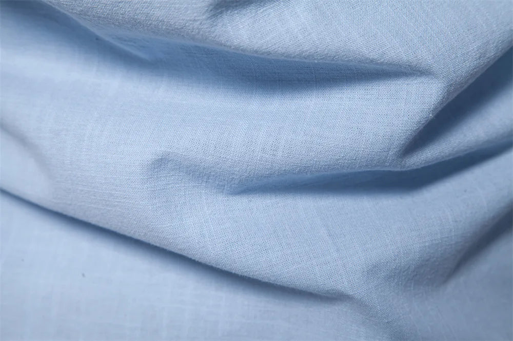 Men's 100% Cotton Casual Long Sleeve Shirt | Comfortable Embroidery