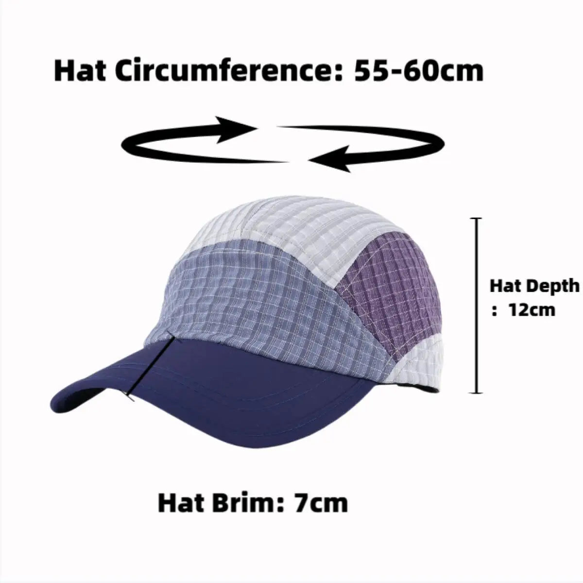 Breathable 5 Panel Baseball Cap | Unisex Outdoor Sports Hat