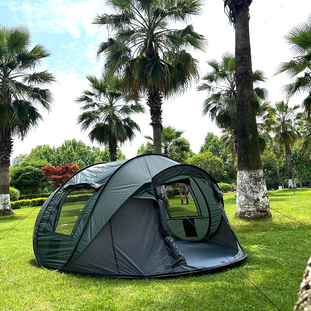 Spacious Waterproof Pop-Up Tent for 5-8 People | Quick Open Design