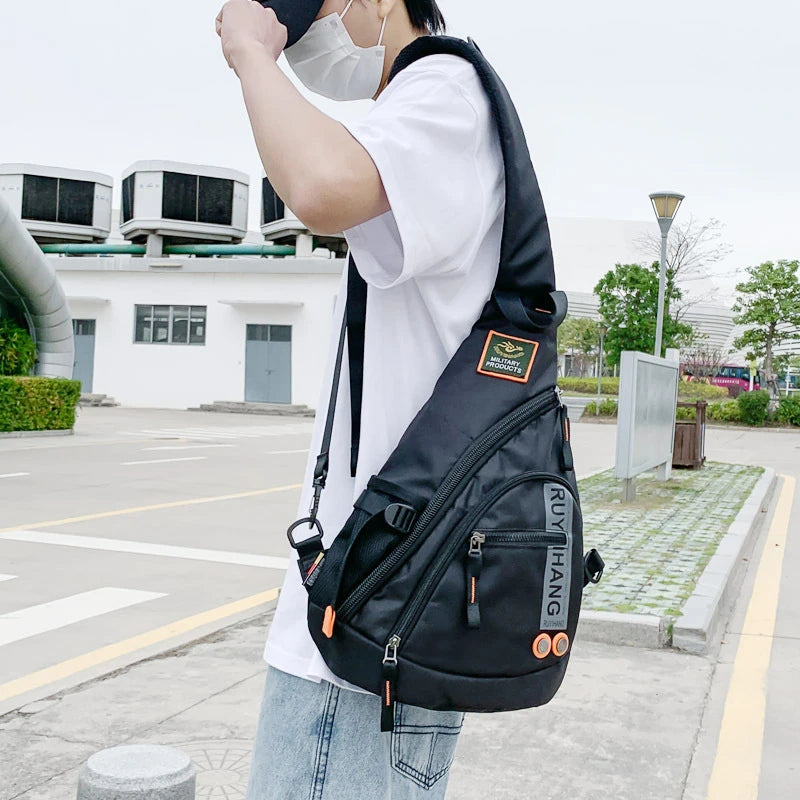 Men's Waterproof Crossbody Bag | Large Capacity Outdoor Travel
