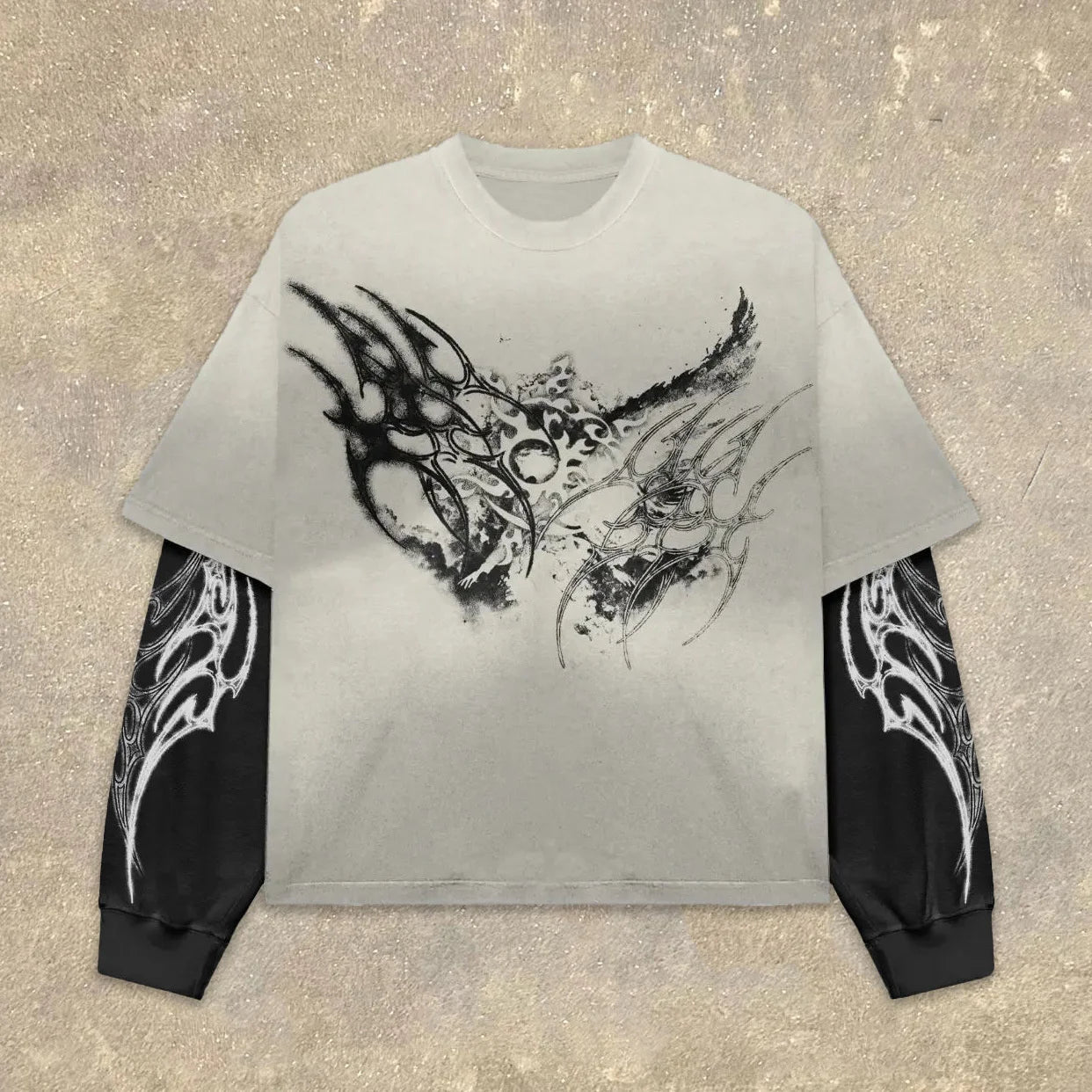 Men's Vintage Gothic Pullover Sweatshirt | Stylish & Cozy