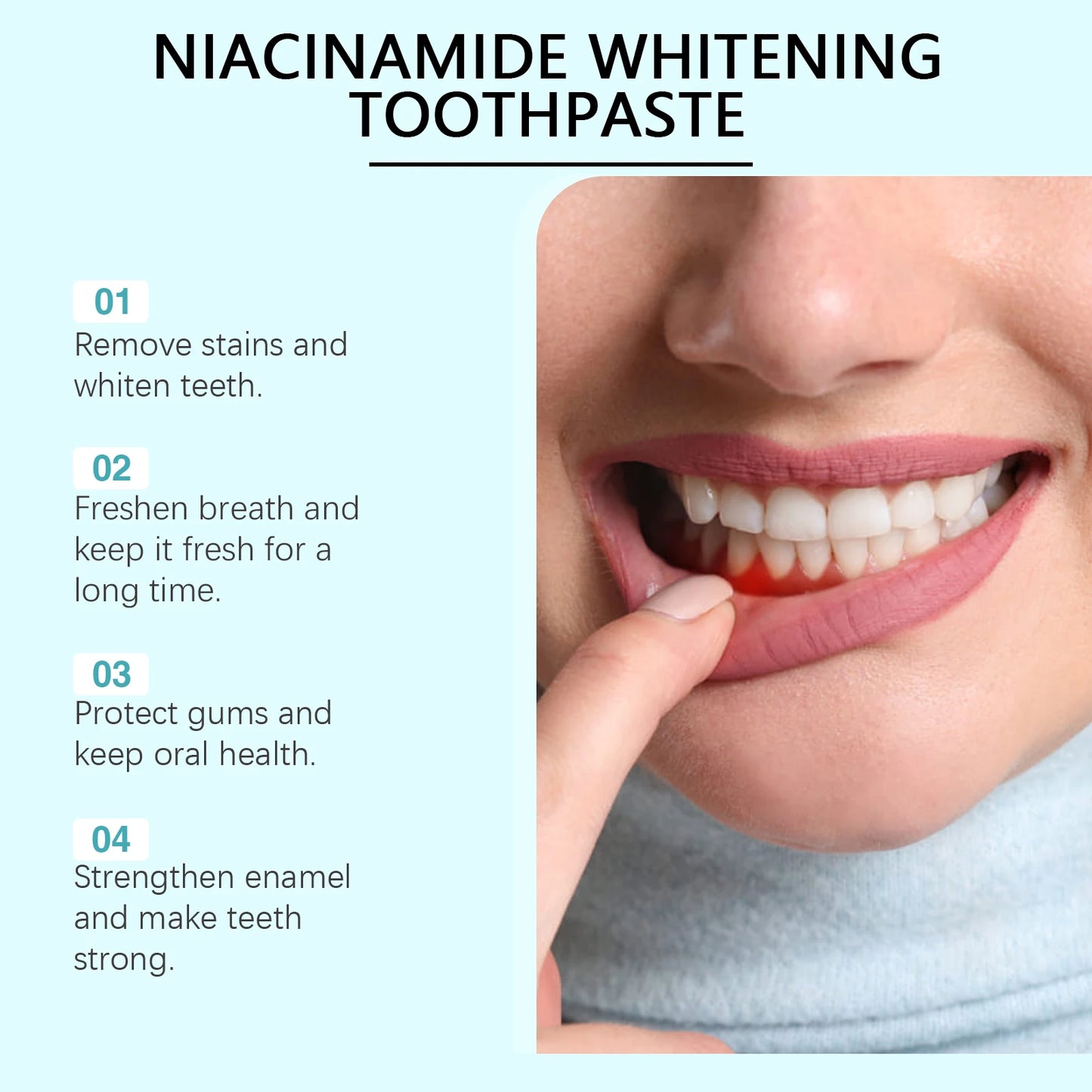 Whitening Toothpaste for Dental Stains | Fresh Breath & Plaque Control