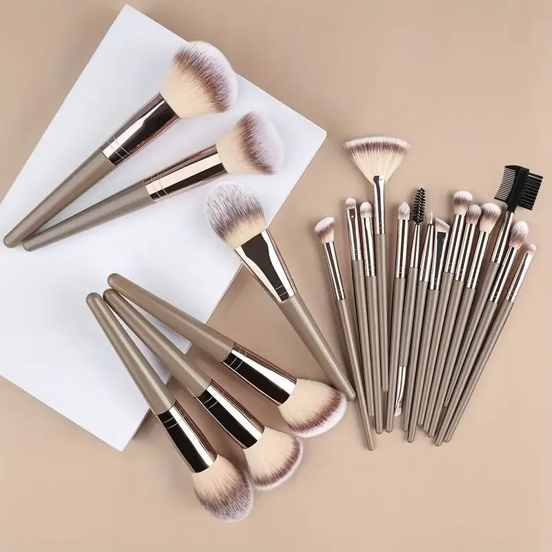 Professional Makeup Brush Set | Fluffy Foundation & Blending Tools