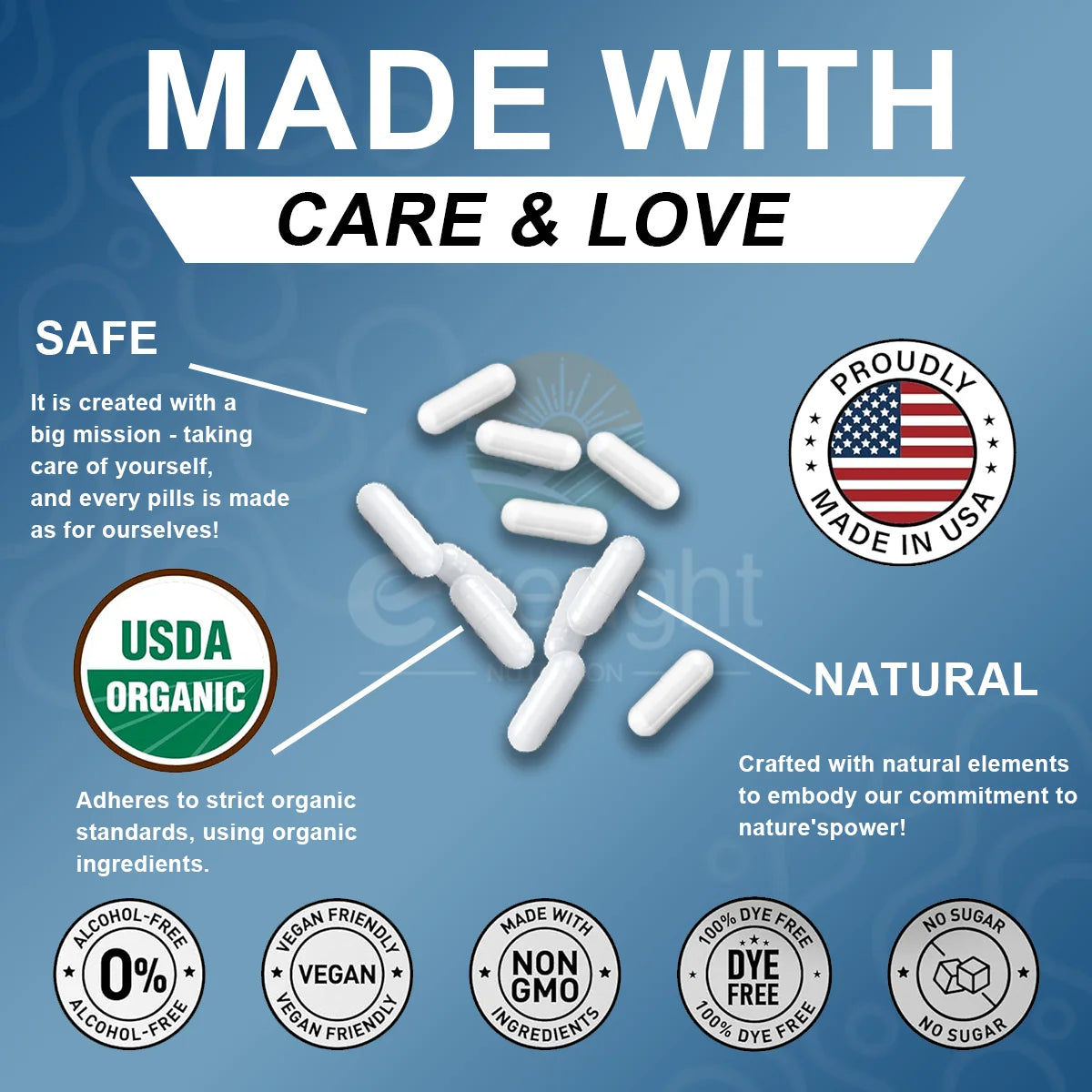 50 Billion CFU Probiotics | Daily Digestive & Gut Health Support
