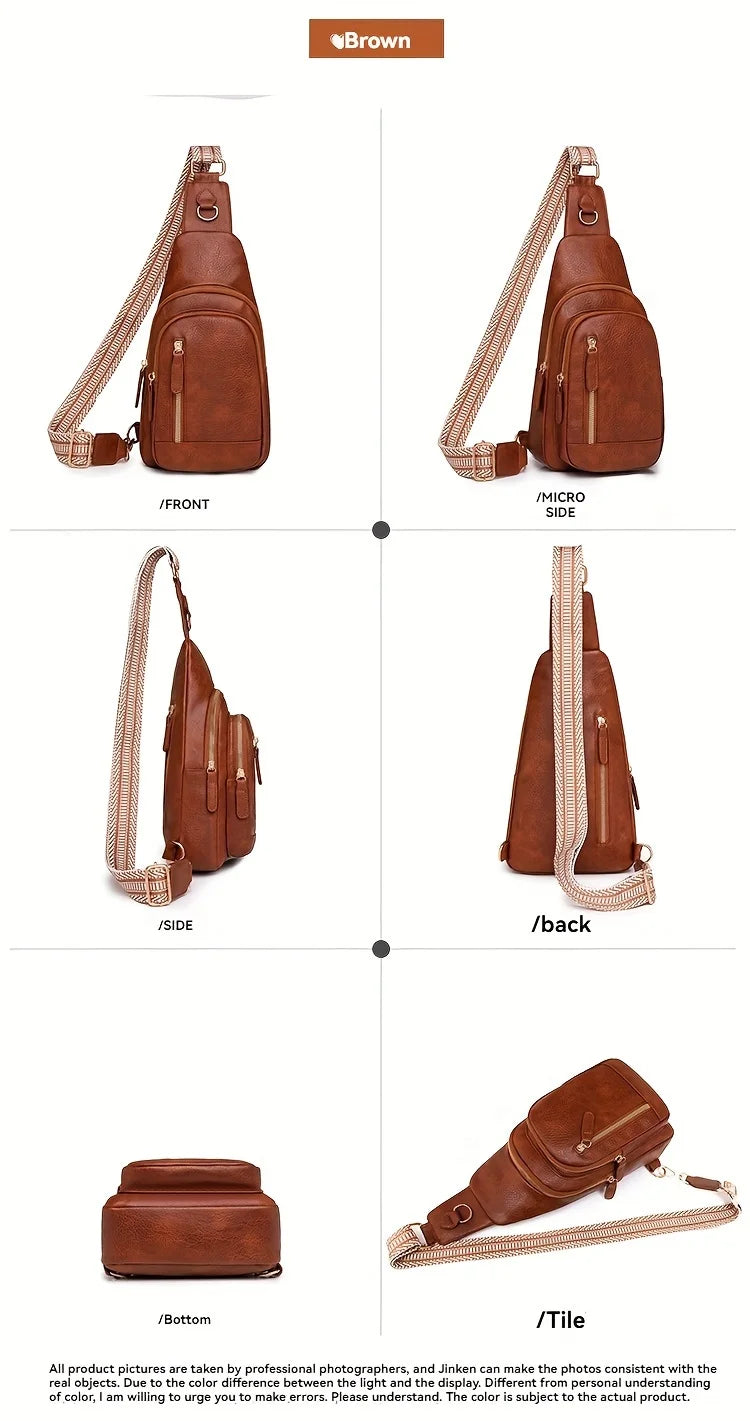 Large Capacity PU Women's Crossbody Bag | Stylish and Versatile