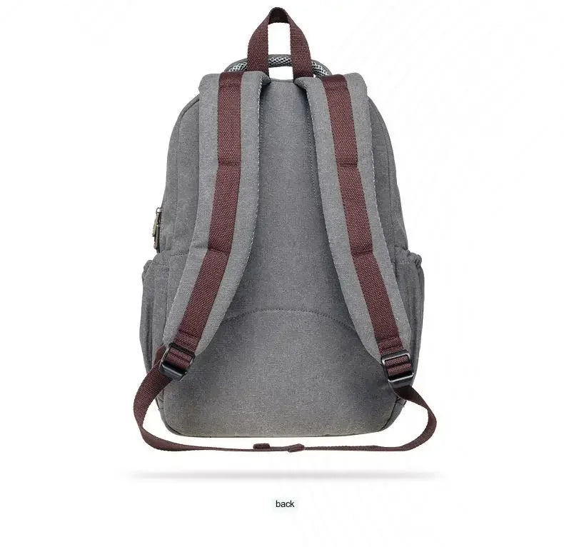 Vintage Canvas Backpack | Stylish Backpack for School & Travel