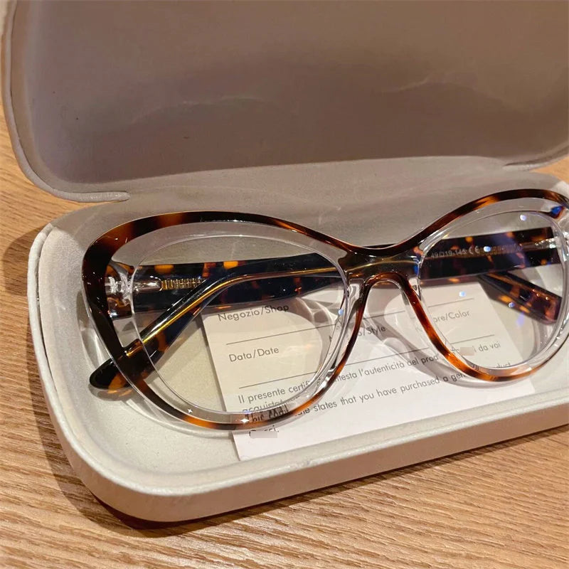 Trendy Women's Cat Eye Blue Light Blocking Reading Glasses
