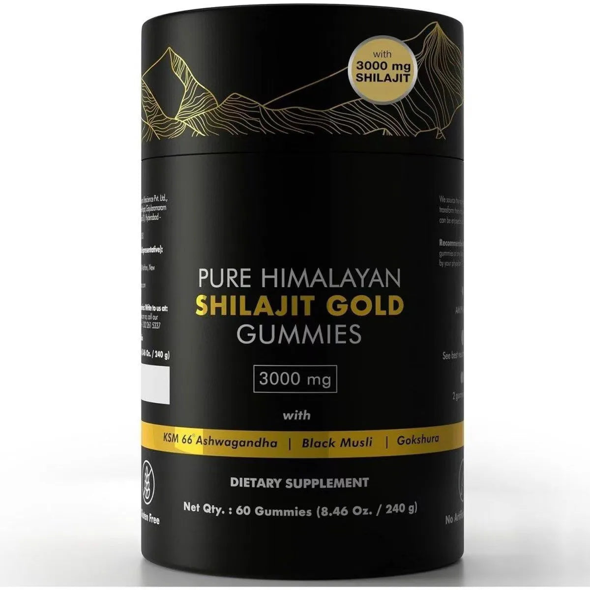 3000mg Himalayan Shilajit Resin Gummies for Energy & Recovery