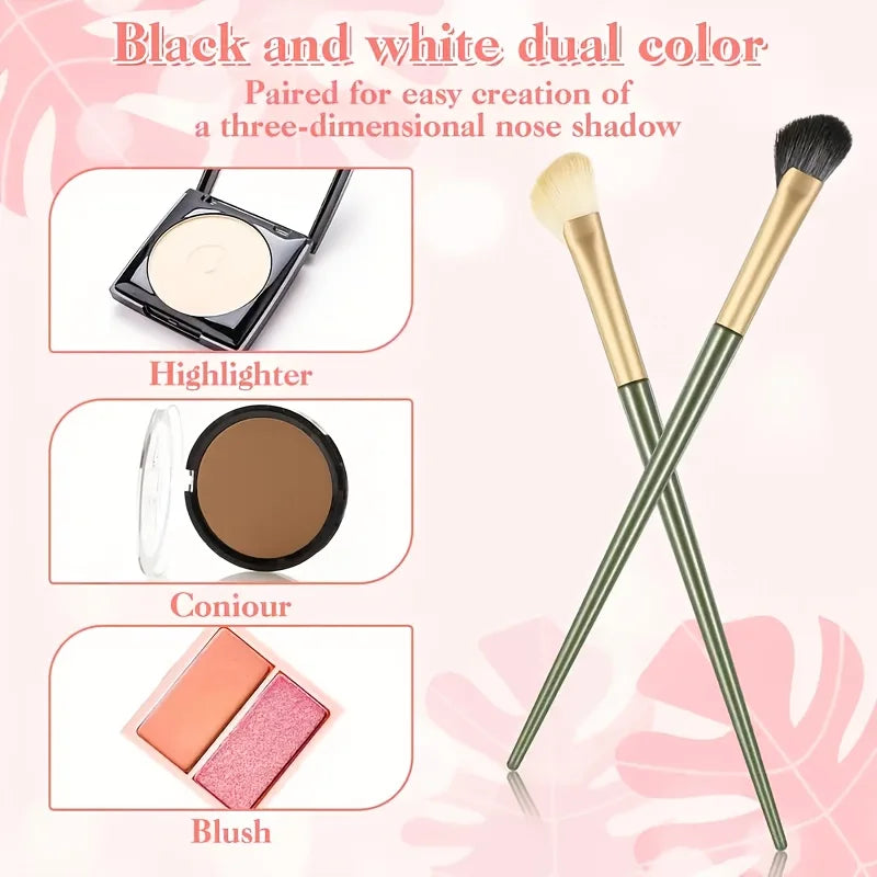Advanced Half Fan Contour Brush | Precision Makeup Tool