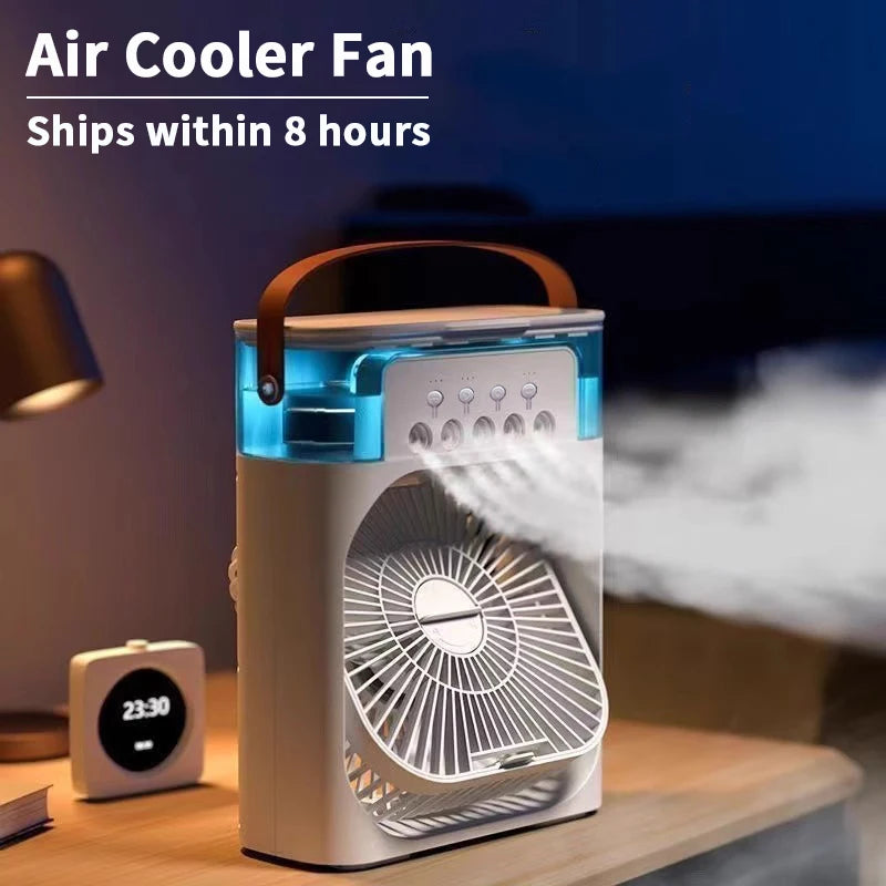 3-in-1 Portable Air Conditioner & Fan | Humidifier & Night Light