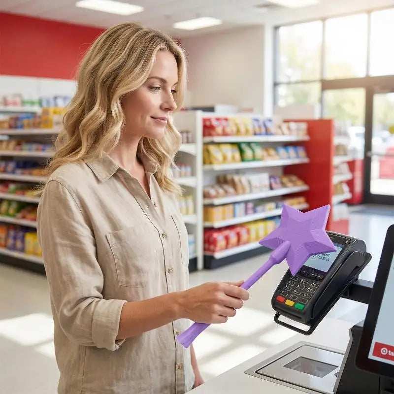 Creative Magic Wand Payment Card Holder for Easy Contactless Payments