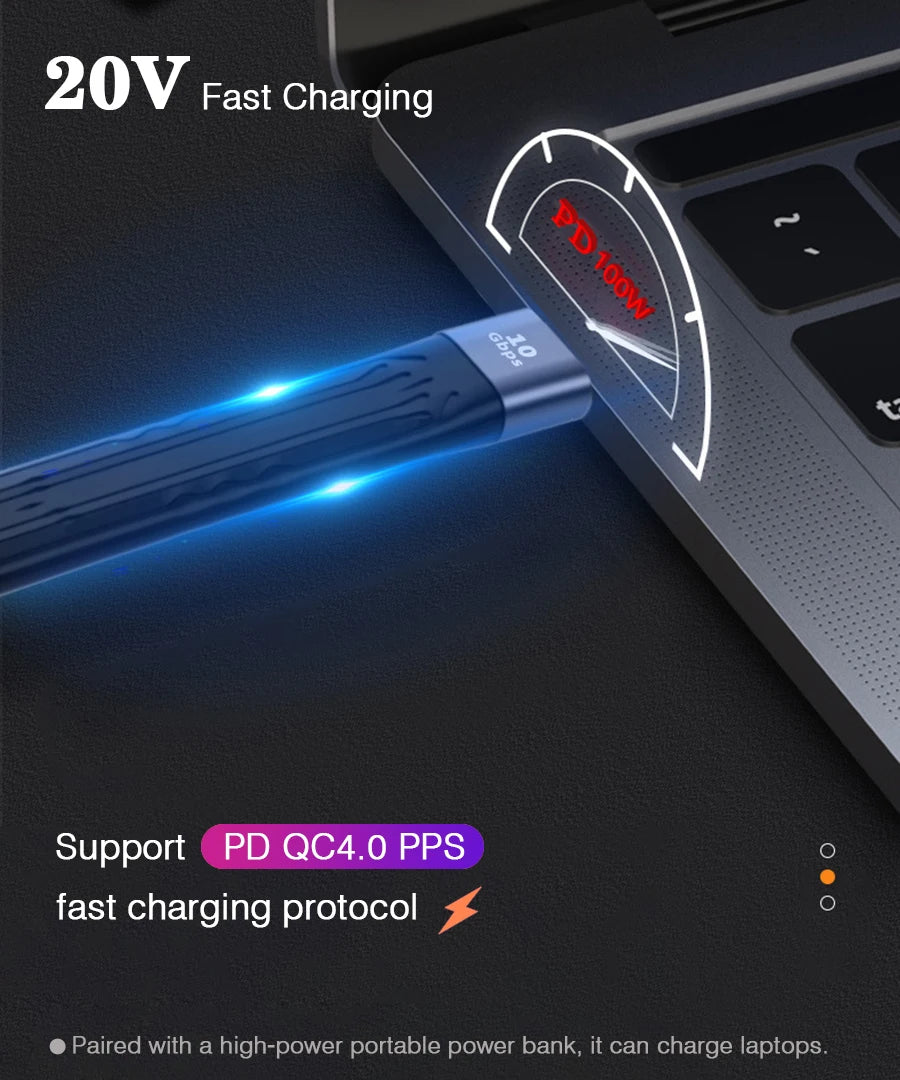 USB 3.1 10Gbps Data Transfer Cable | Fast Charging & High-Speed