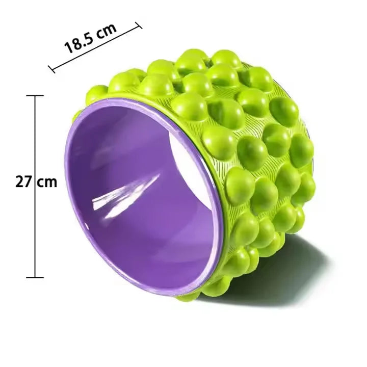 Yoga Wheel with Massage Dots | Enhance Flexibility & Balance
