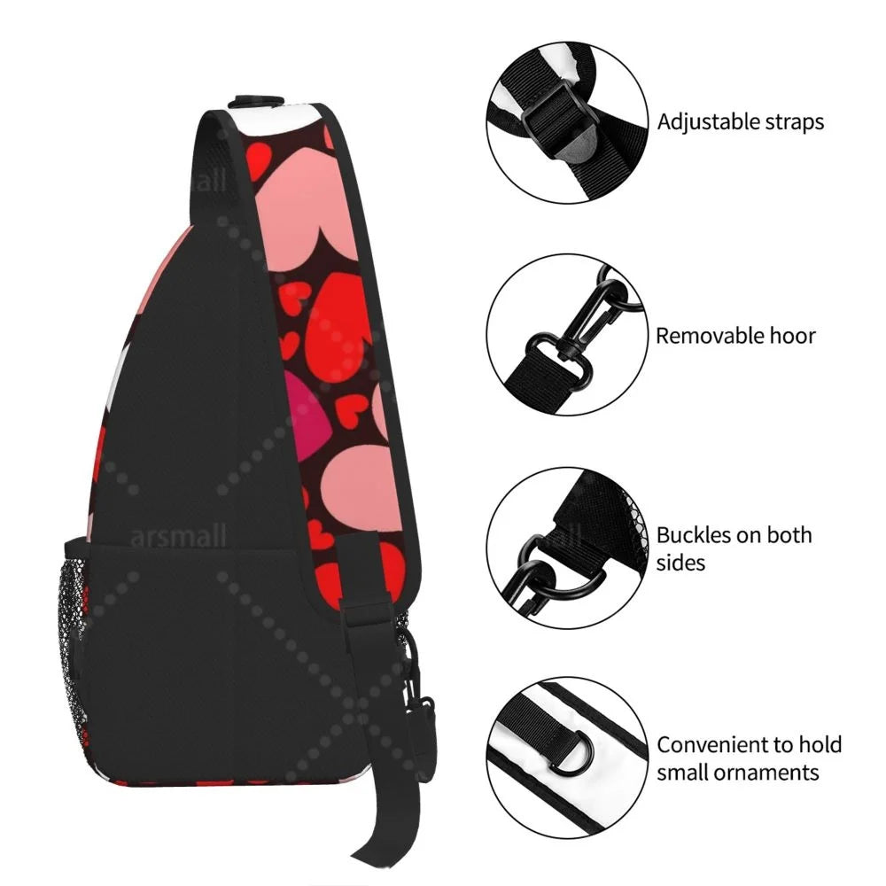 Lightweight Crossbody Sling Bag for Travel & Outdoor Activities