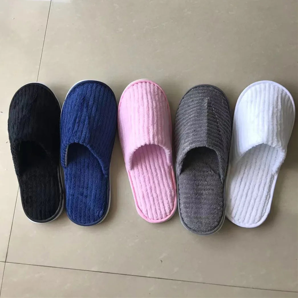 Comfortable Disposable Cotton Slippers | Hotel & Home Use