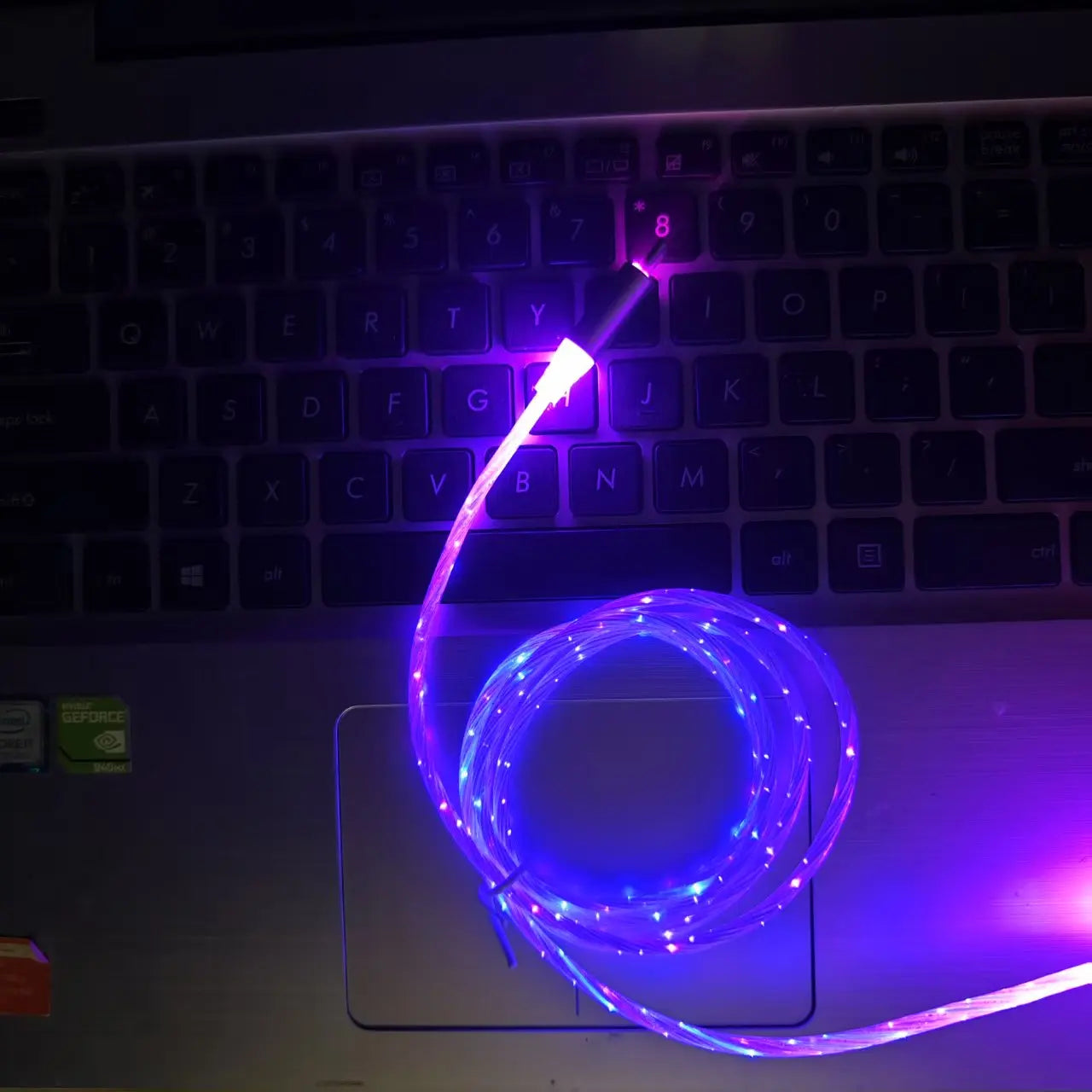 Luminous RGB LED Type C USB Cable | Fast Charger Data Cord