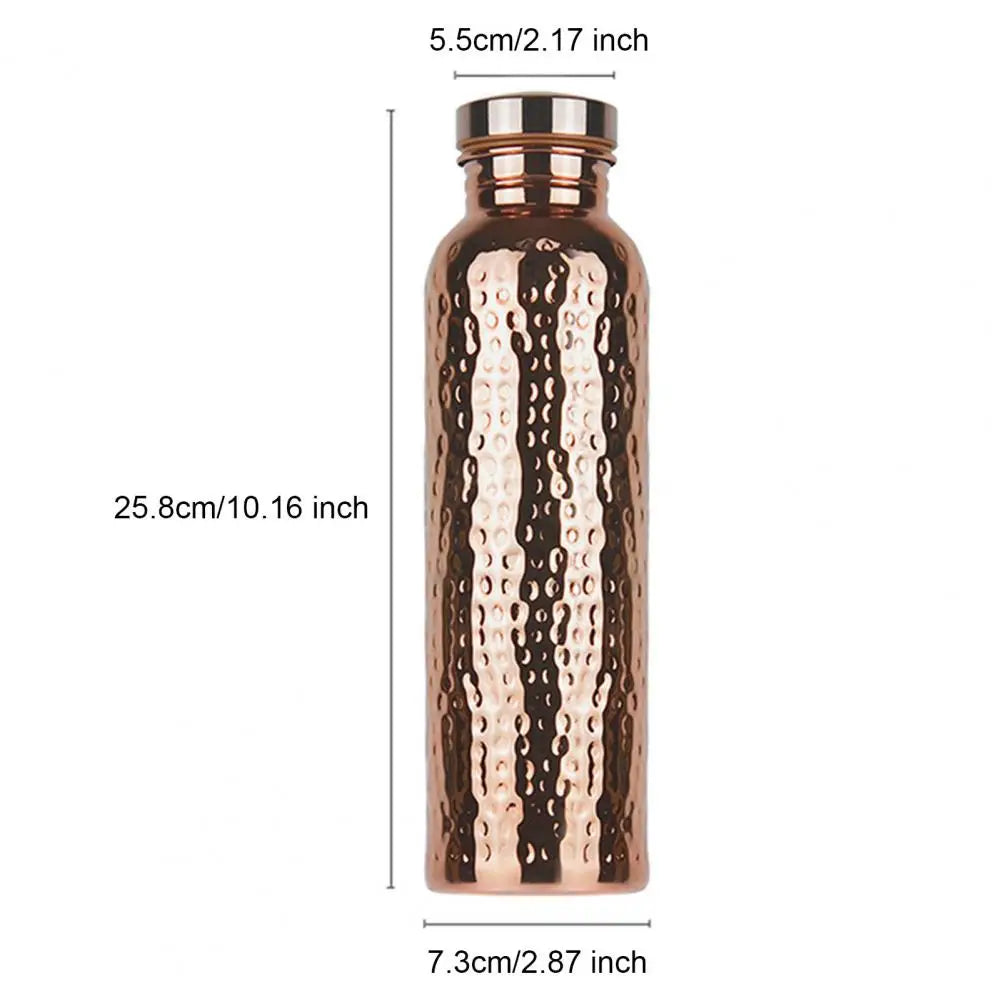 800ML Copper Sports Water Bottle | Leakproof & Stylish Hydration