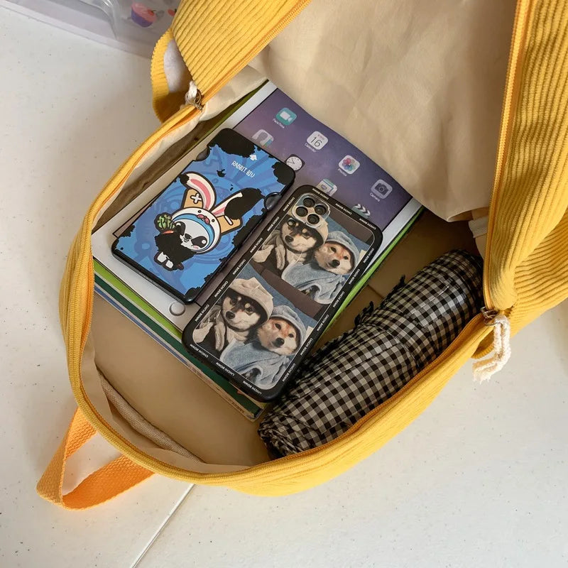 Cute Cartoon Duck Backpack | Stylish Travel Bag for Students