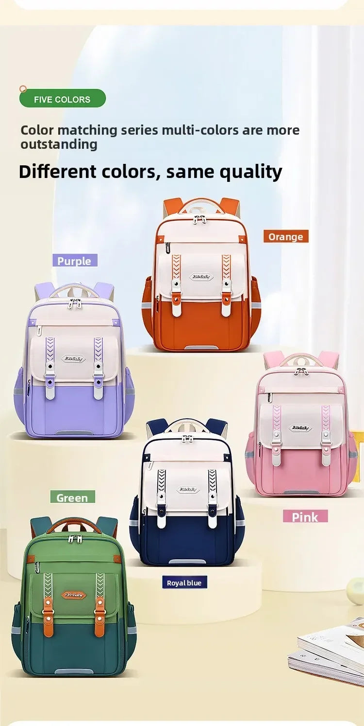 Waterproof Boys Spine Protection Schoolbag | Large Capacity Kids Bag