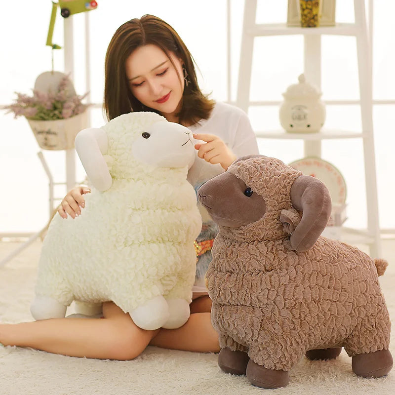 Kawaii Alpacasso Plush Toys | Soft Stuffed Sheep Pillows