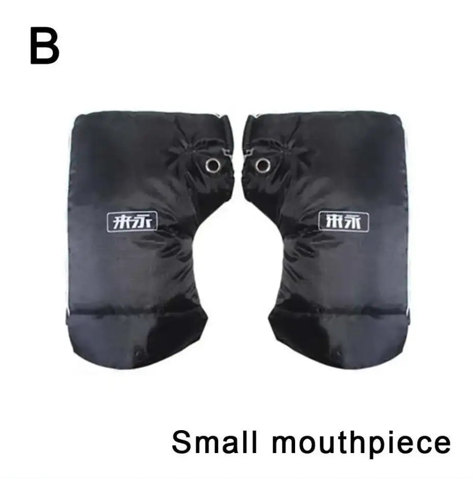 Motorcycle Handlebar Muff Winter Warm Gloves Waterproof Scooter Handle Bar Cover Thermal Hand Warmer Riding Protection