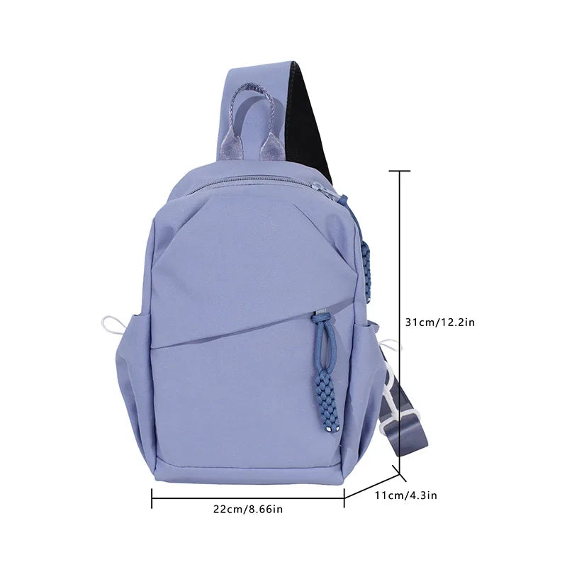 Trendy Waterproof Chest Bag for Women | Stylish Crossbody Backpack
