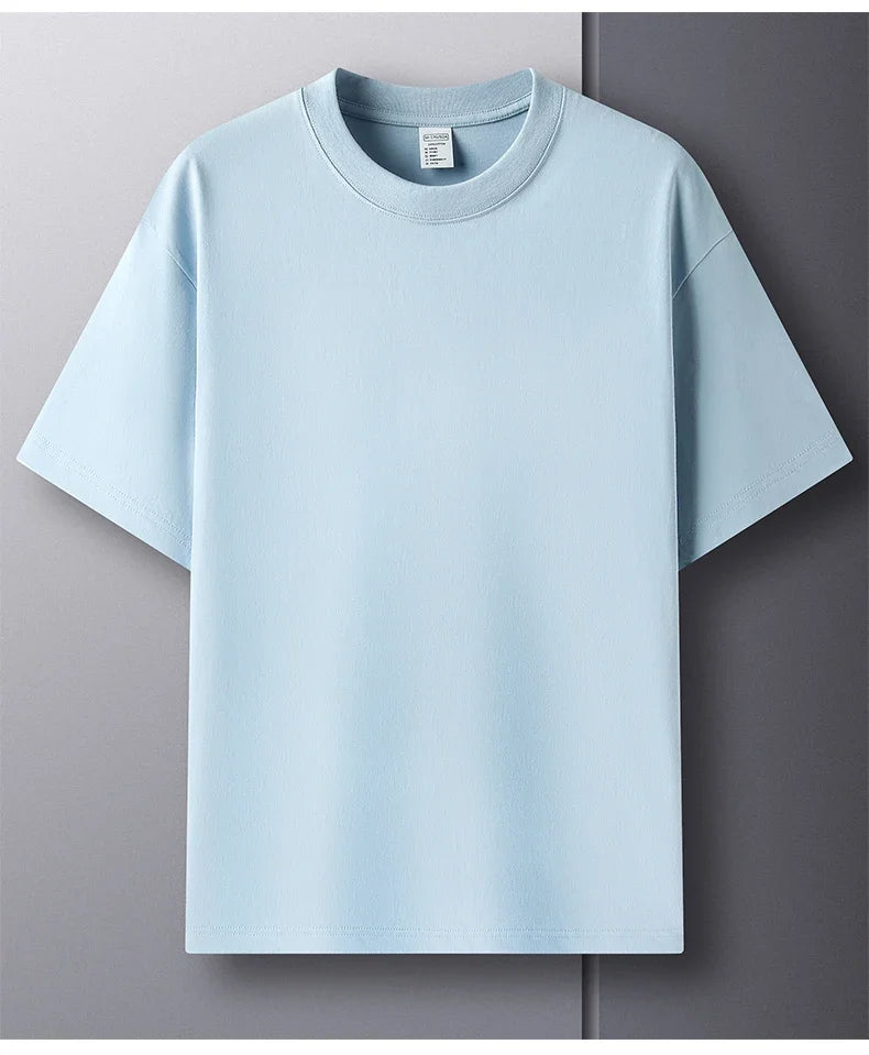 Men's Breathable Cotton Summer T-Shirt | Fashionable Short Sleeve Top