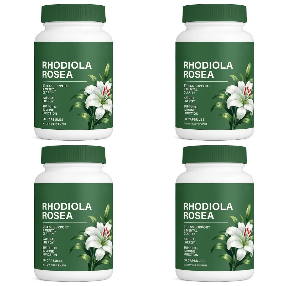 Rhodiola Rosea Capsules | Daily Energy & Mental Focus Support