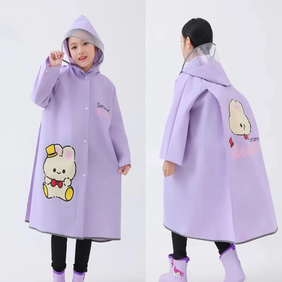 Impermeable de dinosaurio de dibujos animados para niños | Divertida chaqueta para exteriores