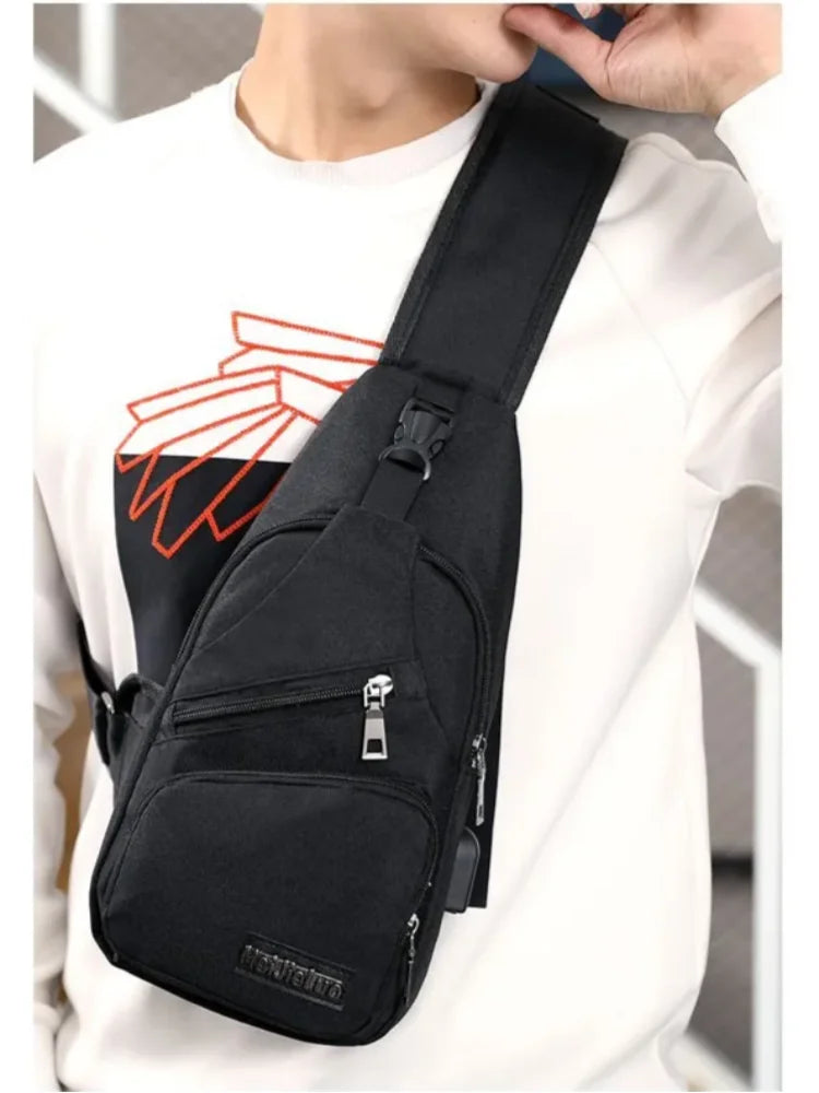 Men's One Shoulder Crossbody Bag | Large Capacity Outdoor Sports