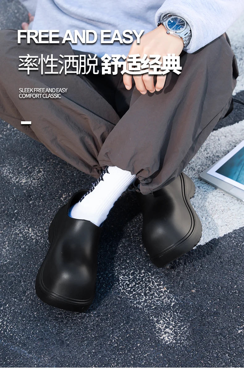Lightweight Slip-On Chef Shoes for Men & Women | Casual Rain Shoes